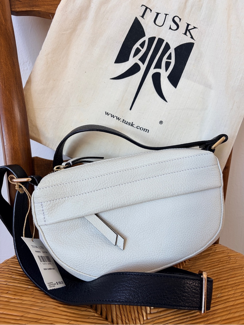 New Tusk Wishi Camera Bag Off-White with Tag